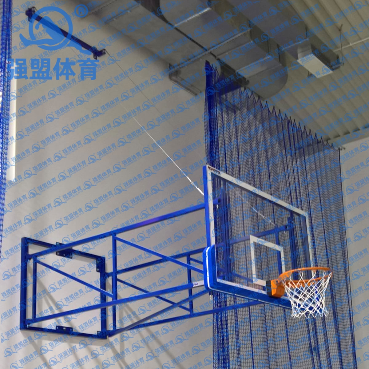 挂壁式篮球框架同城快递（挂式篮球架价格多少钱）