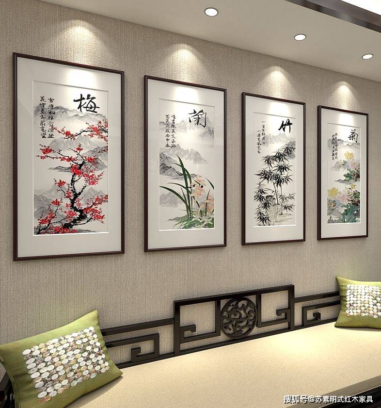 麻将馆挂啥字画好呢图片（麻将室挂什么字画好）