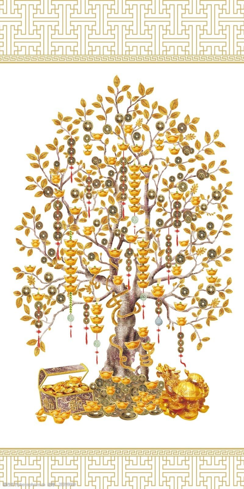 摇钱树壁画挂哪里最好（摇钱树画挂餐厅好吗）